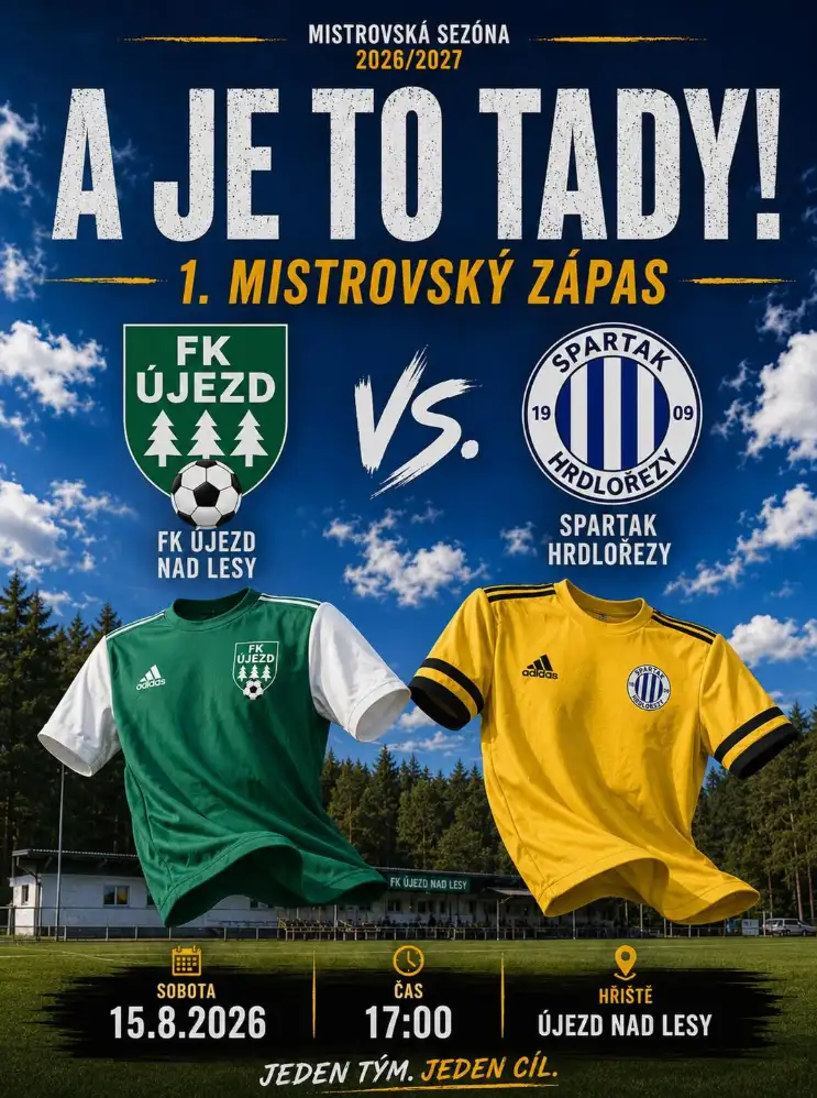 Léto pokračuje. Fotbal začíná. ⚽