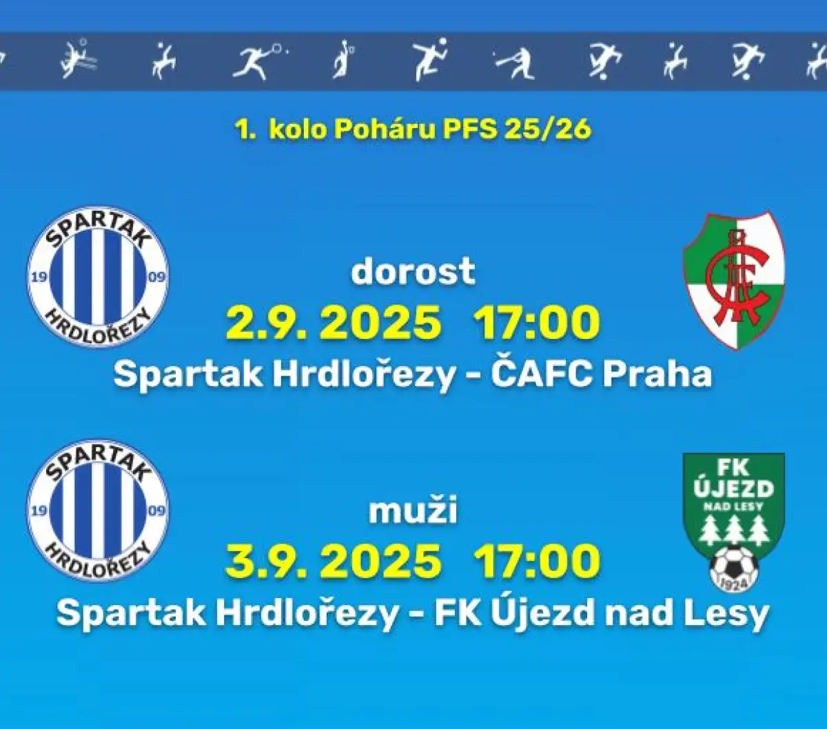 Pohár PFS - 1. kolo