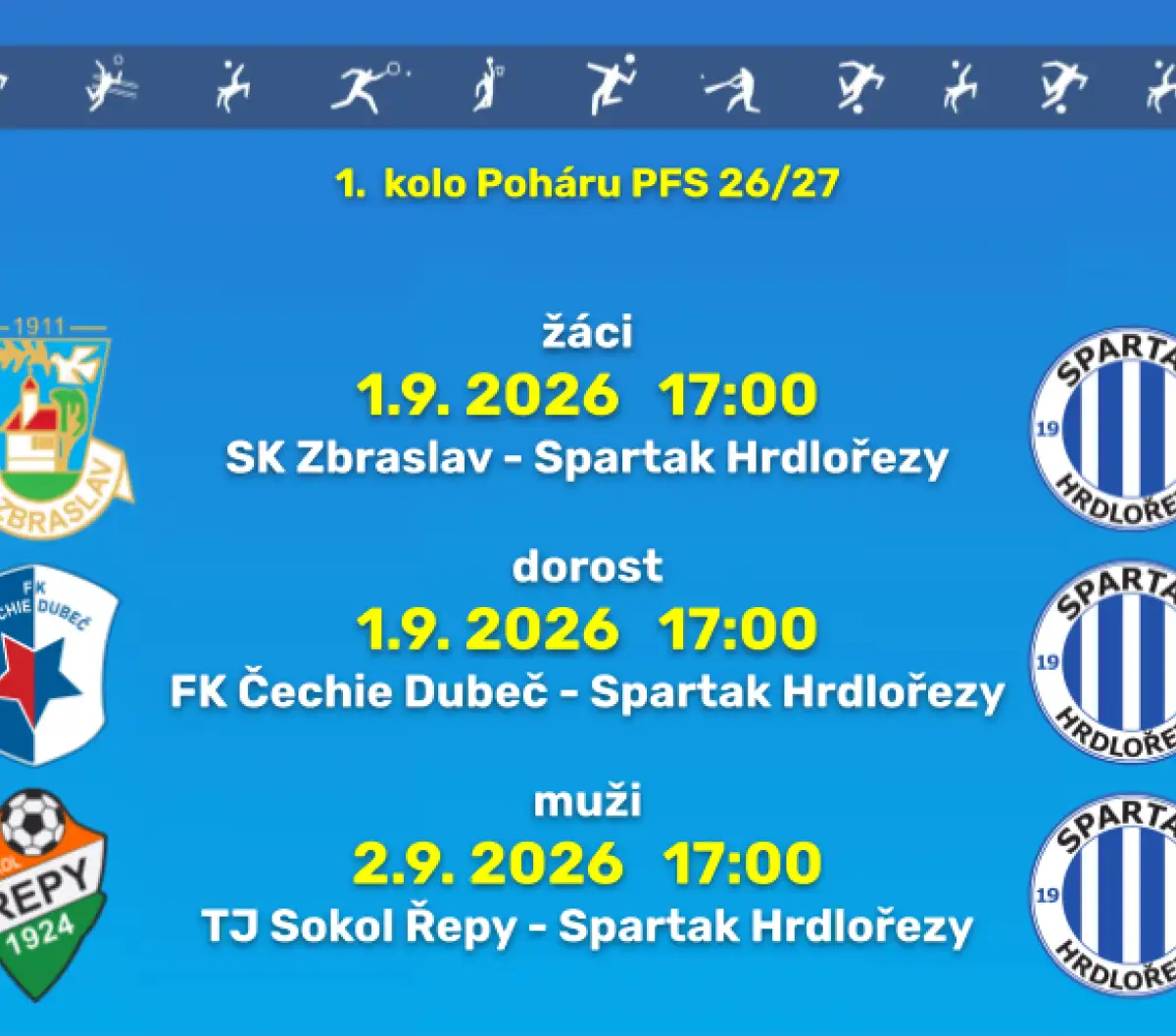 Pohár PFS - 1. kolo